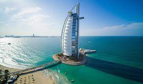 A picture of a Dubai hotel 