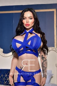 A profile picture of a porn star escort in London named Nicole Loveee